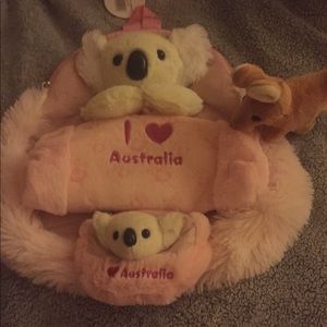 Child’s back pack change purse from Australia